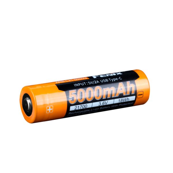 Bateria Fenix Recarregável 21700 5000mAh 3.6V 18Wh De Íon de Lítio ARB-L21-5000U