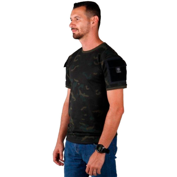 Camiseta Masculina Bélica Ranger M/C Mult Black G