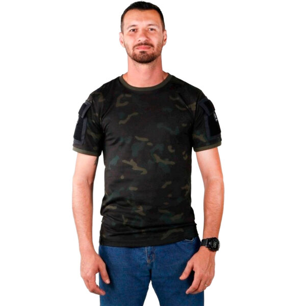 Camiseta Masculina Bélica Ranger M/C Mult Black P