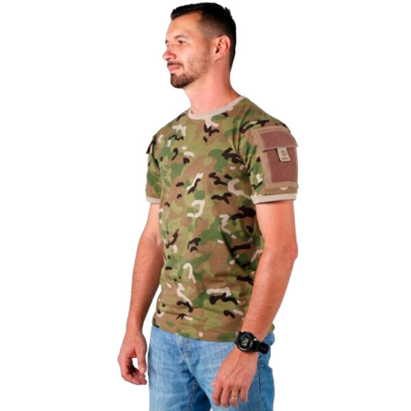 Camiseta Masculina Bélica Ranger M/C Mult camuflado XGG