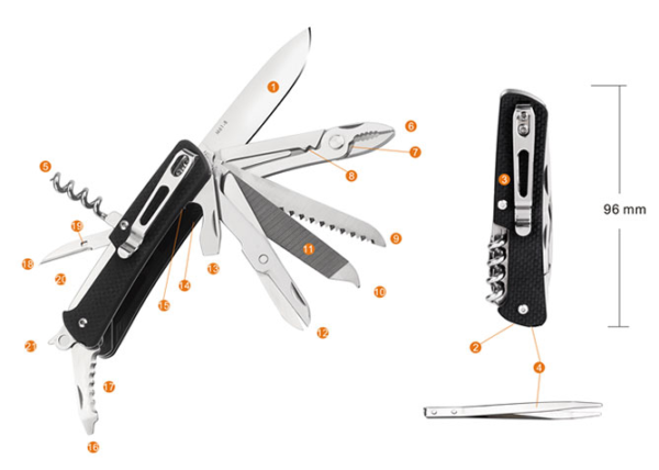 Canivete Multifuncional Ruike M61-G