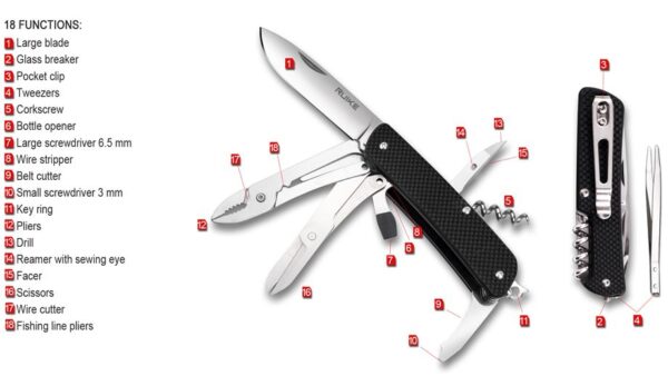 Canivete Multifuncional Ruike M41-B