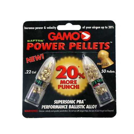 CHUMBINHO 4, 5MM GAMO POWER PELLETS TUBO