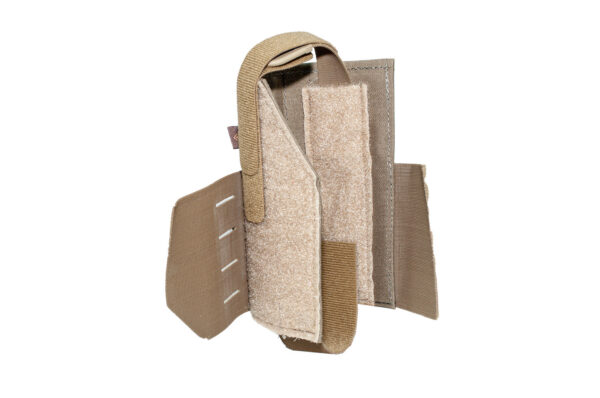 Coldre Police MOLLE Canhoto para Pistola - Coyote