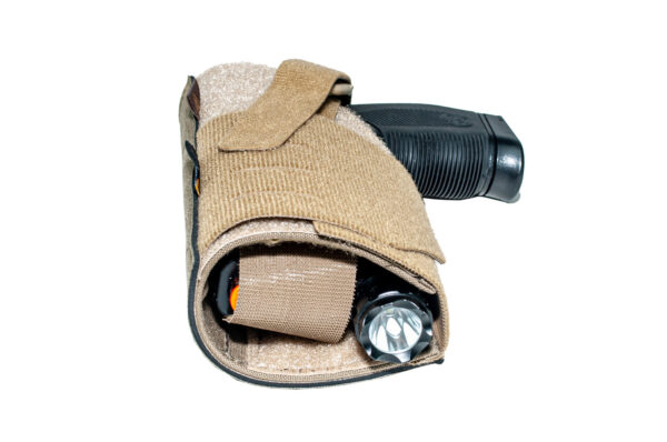 Coldre Police MOLLE Canhoto para Pistola - Coyote
