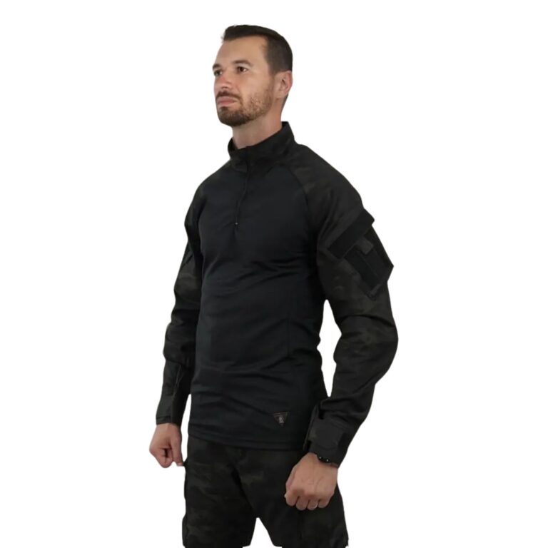 Combat Shirt Bélica Militar MultiCam Preta G