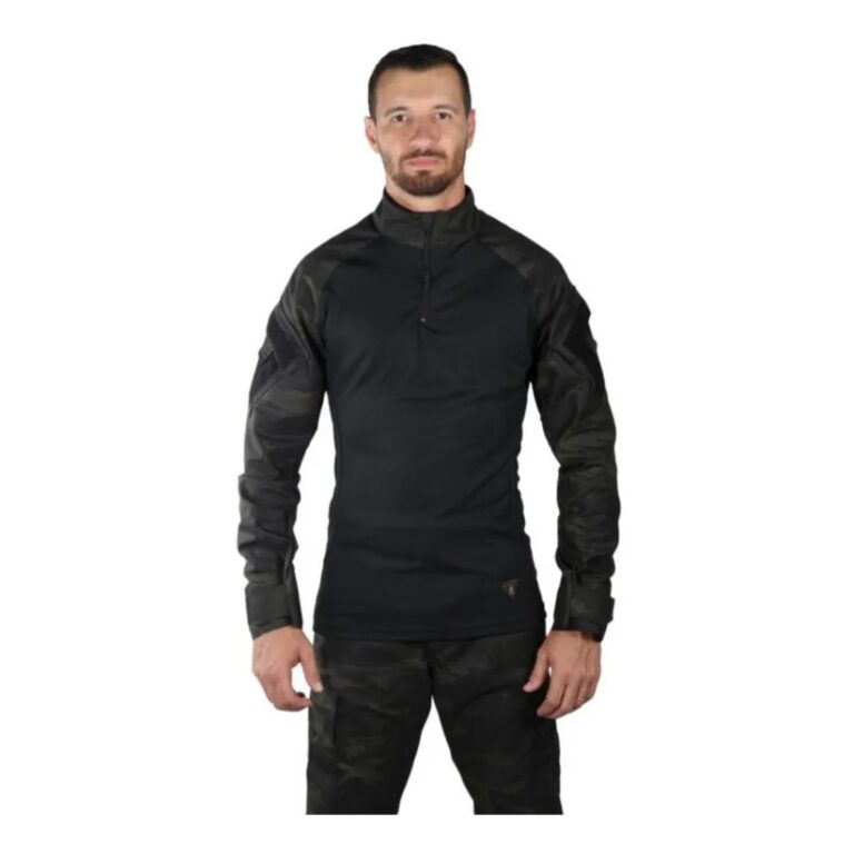 Combat Shirt Bélica Militar MultiCam Preta GG