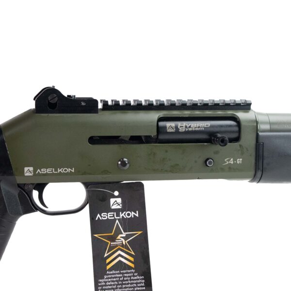 Espingarda Semiautomática Aselkon S4-GT Nato Green Cal 12GA 18,5"