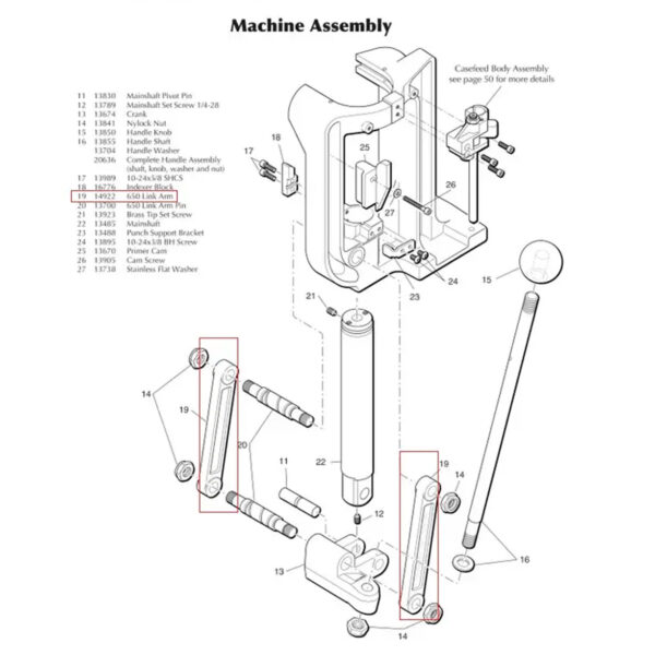 Link Arm Dillon XL650 / XL750 - 14922