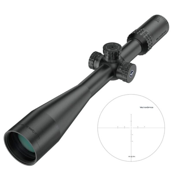 Luneta Sentinel-X 10-40x50 SFP 1/8 MOA - Vector Optics SCOL-34