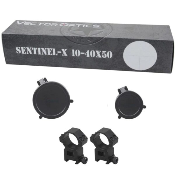 Luneta Sentinel-X 10-40x50 SFP 1/8 MOA - Vector Optics SCOL-34