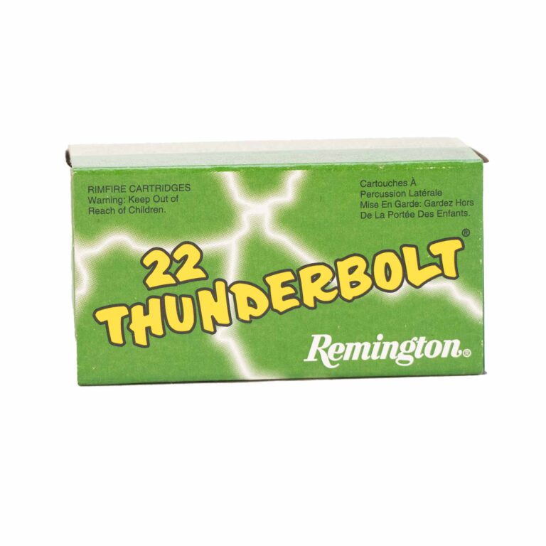 Munição Remington Cal. 22LR Thunderbolt HV 40gr Cx 50 Unidades