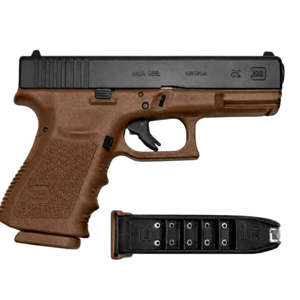 Pistola Glock G25 Dark Earth Cal .380 Auto 4"