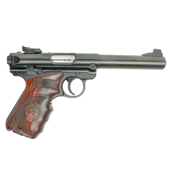 Pistola Ruger Mark IV Target Azul Oxidado - Cal .22 LR 5,5"