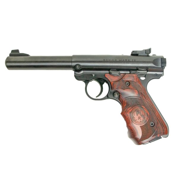 Pistola Ruger Mark IV Target Azul Oxidado - Cal .22 LR 5,5"