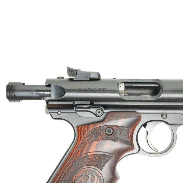 Pistola Ruger Mark IV Target Azul Oxidado - Cal .22 LR 5,5"