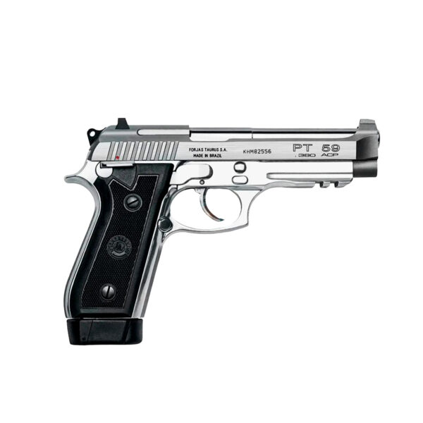 Pistola Taurus PT59S Calibre .380 ACP - Inox