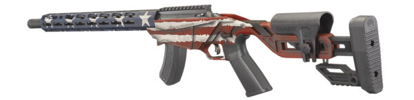 Rifle Ruger Precision Rimfire Bandeira EUA - Cal .22 LR 18"