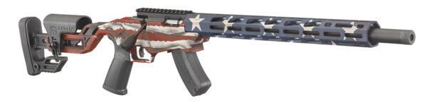 Rifle Ruger Precision Rimfire Bandeira EUA - Cal .22 LR 18"