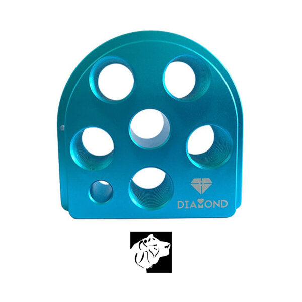 Toolhead Azul de Alumínio Diamond Reloading - Compatível com Prensas Dillon RL 750/650